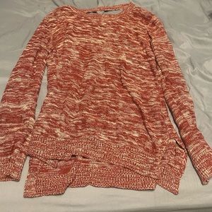 Red Sweater with Back Detailing